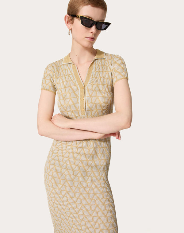 Abito In Lurex E Jacquard Toile Iconographe 