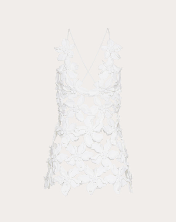 Top In Piquet Ricamato