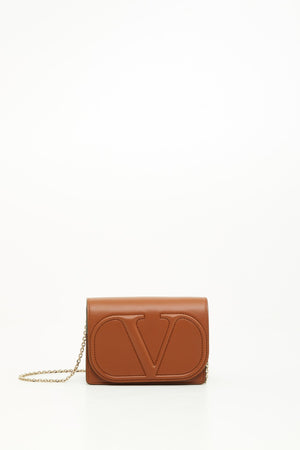 POUCH CON CATENA VLOGO WALK IN VITELLO