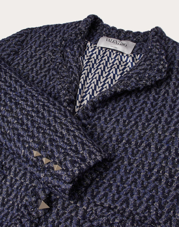 Giacca In Optical Valentino Tweed