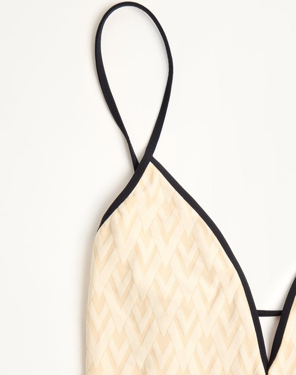Costume Da Bagno In Lycra Jacquard Toute La V 