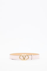 Cintura Vlogo The Bold Edition In Vitello Lucido 30 Mm