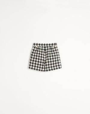 Shorts In Damier Light Tweed 