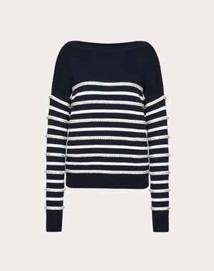 Maglia In Lana Ricamato