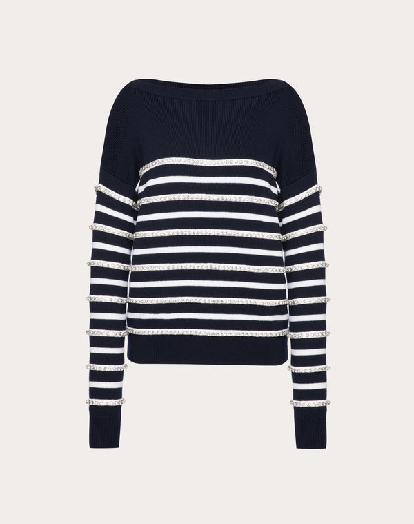 Maglia In Lana Ricamato