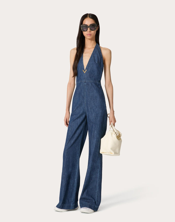 Tuta In Chambray Denim 