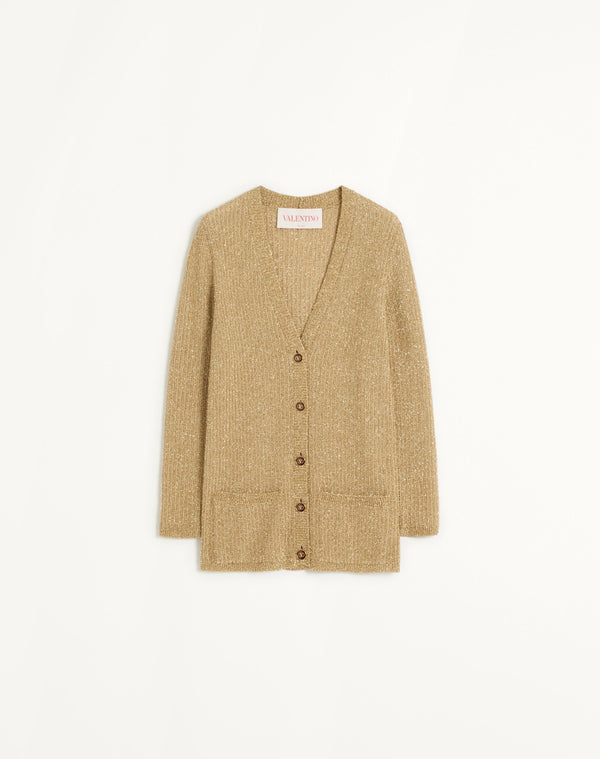 Cardigan In Lurex
