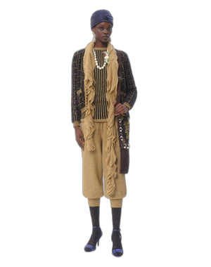 Pantaloni Di Maglia In Lurex 