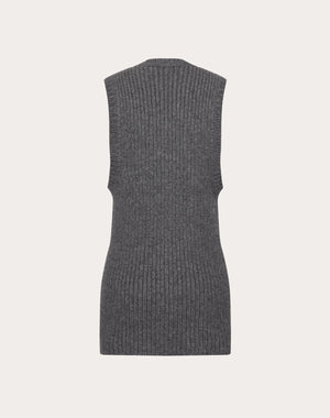 Top In Lana Ricamato