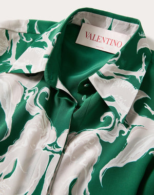 Abito In Crepe De Chine Metamorphos Siren Small 