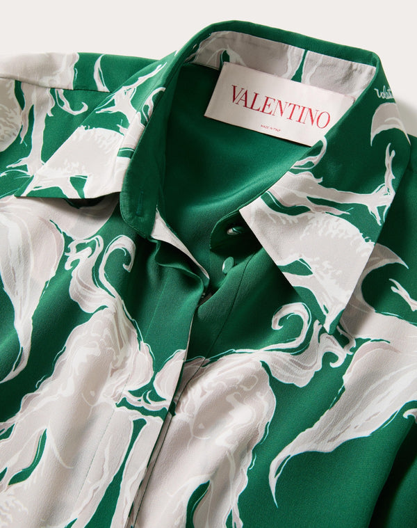Abito In Crepe De Chine Metamorphos Siren Small 