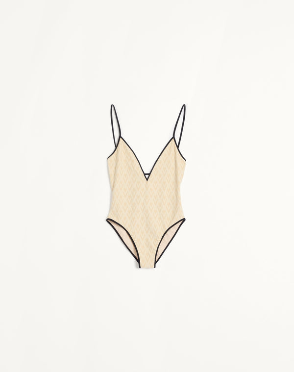 Costume Da Bagno In Lycra Jacquard Toute La V 