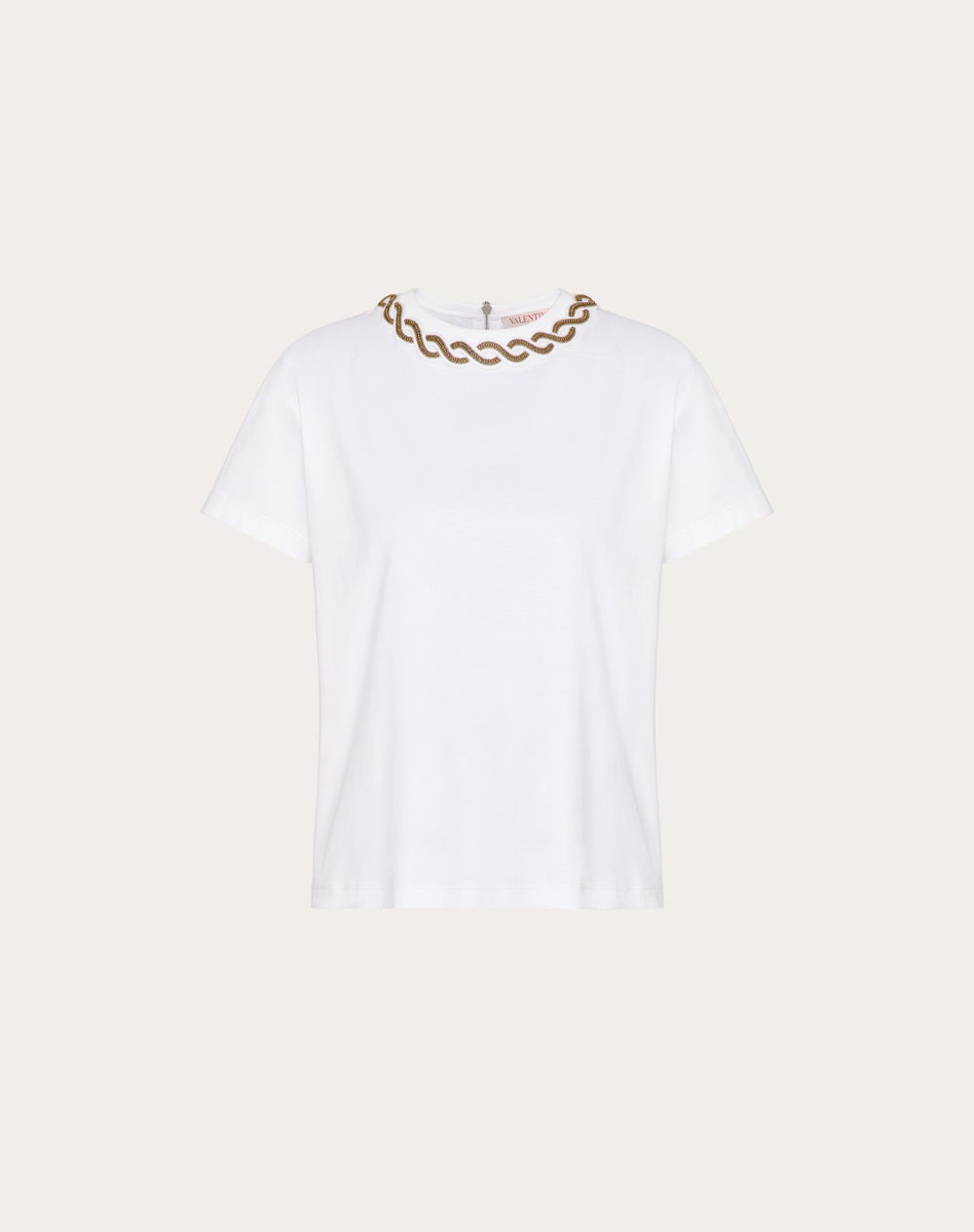 T-Shirt In Cotton Jersey Ricamata