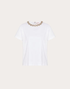 T-Shirt In Cotton Jersey Ricamata