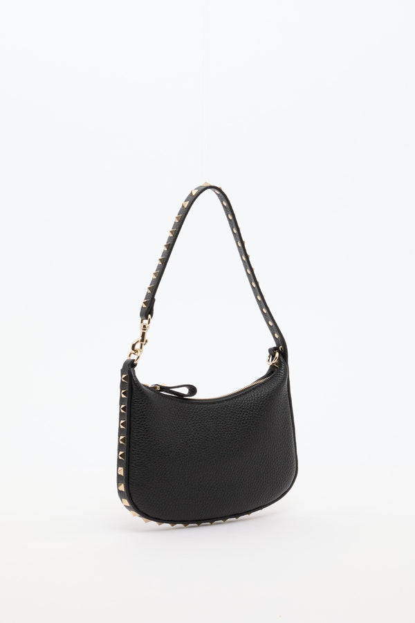 MINI HOBO ROCKSTUD IN VITELLO GRANATO