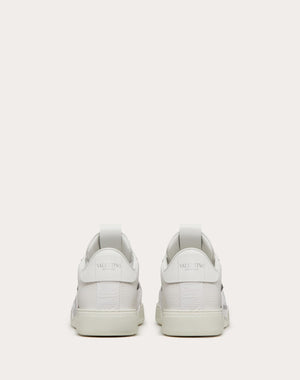 Sneaker Low-Top Vl7N In Vitello, Tessuto Rete E Nastri
