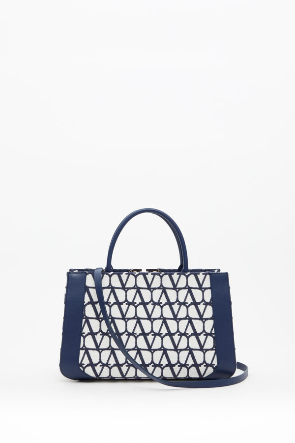 Borsa Media A Mano Vlogo Signature In Cotone Toile Iconographe