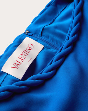 Abito Midi In Georgette Double 