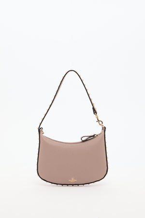 MINI HOBO ROCKSTUD IN VITELLO GRANATO