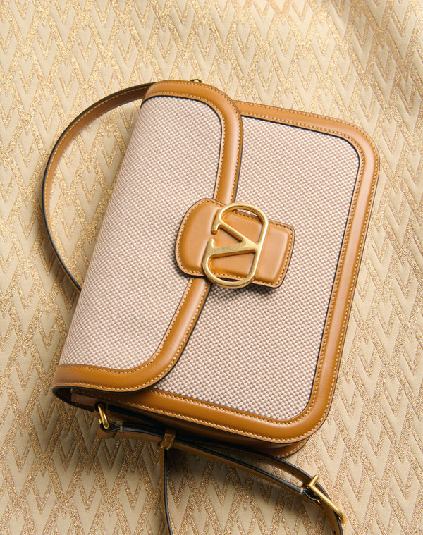 Borsa A Spalla Valentino Garavani 9To5 In Canvas