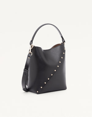 BORSA A SECCHIELLO VALENTINO GARAVANI ROCKSTUD WISPY IN VITELLO