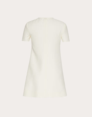 Abito Corto In Crepe Couture 