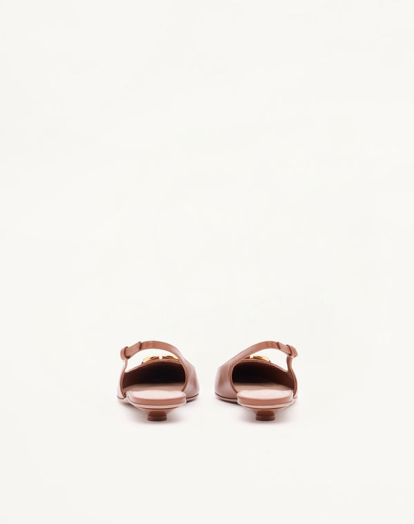 BALLERINA SLINGBACK VLOGO THE BOLD EDITION IN VITELLO 20MM