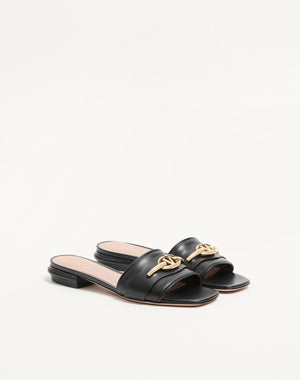 Sandalo Slide Vlogo The Bold Edition In Vitello 20Mm