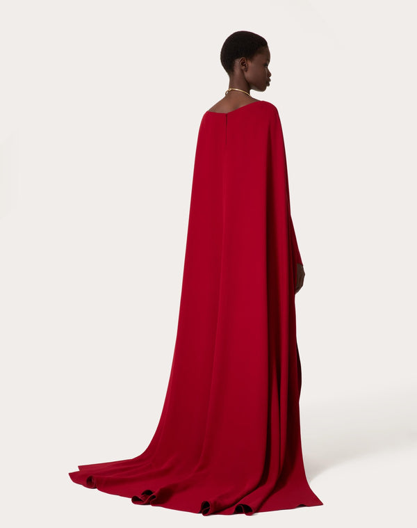 Abito Lungo In Cady Couture 