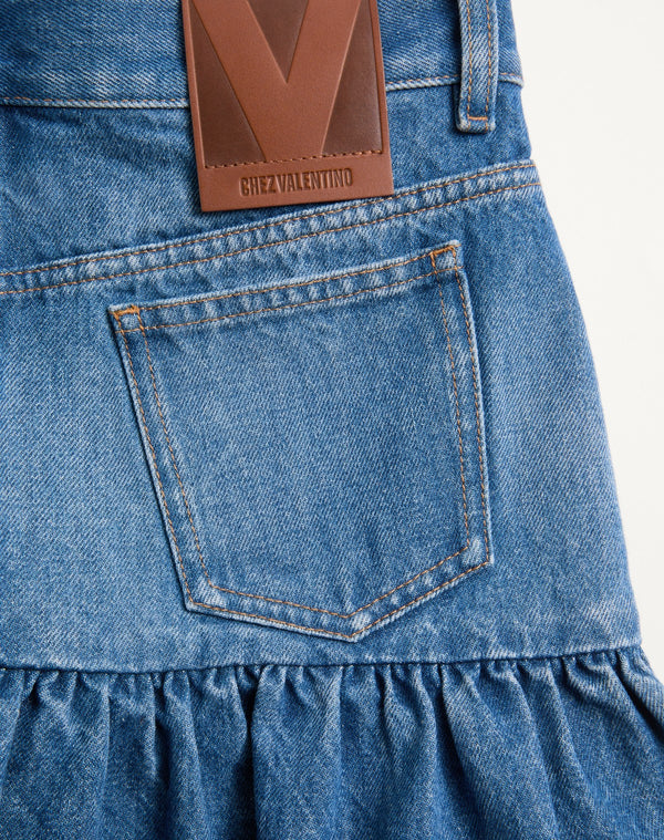 Gonna Mini In Denim 