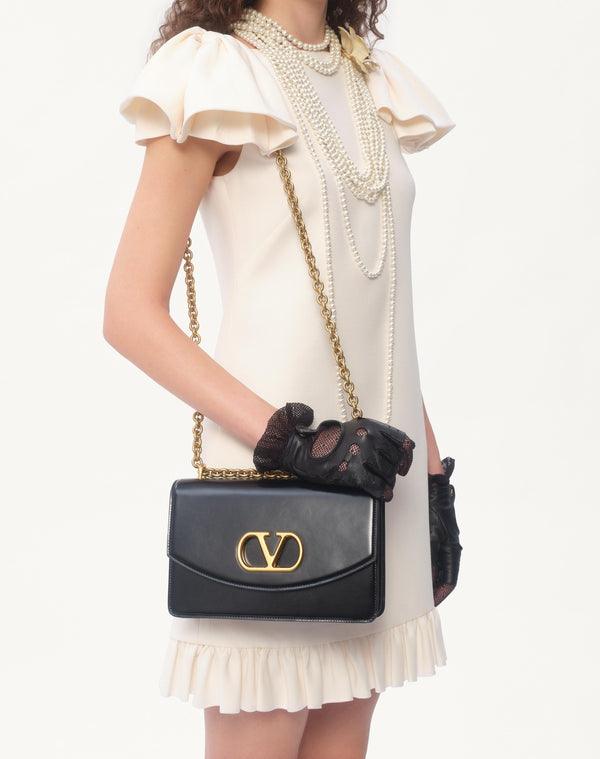 Abito Corto In Crepe Couture 