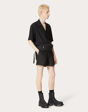 Marsupio Black Iconographe In Nylon