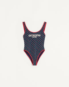 Costume Da Bagno In Lycra Stampa Cherryfic