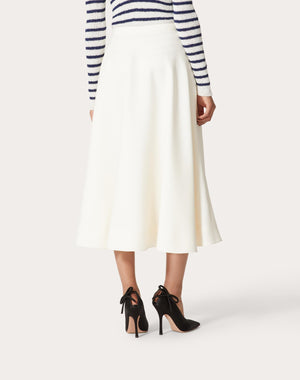 Gonna Midi In Crepe Couture 