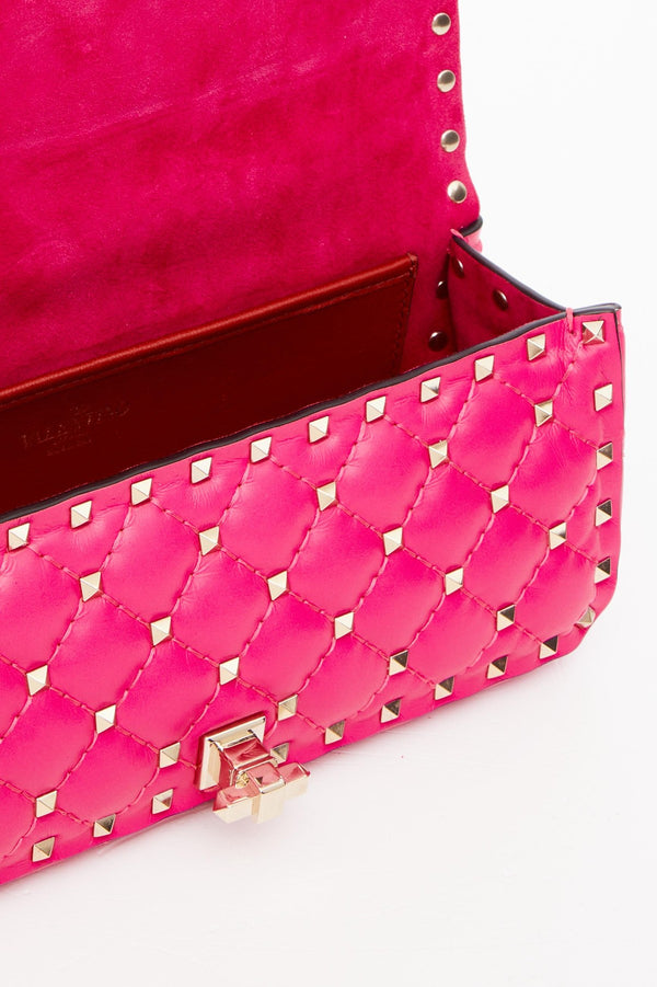 Borsa A Spalla Rockstud Spike In Vitello