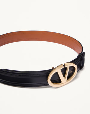 Cintura Vlogo The Bold Edition In Vitello Lucido 30 Mm