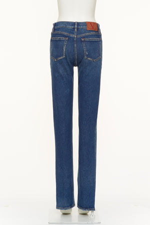 Jeans In Blue Washed Denim