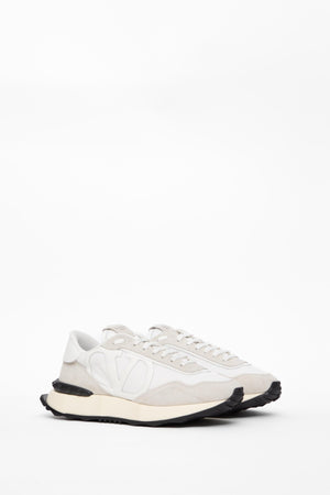 SNEAKER NETRUNNER IN TESSUTO E PELLE SCAMOSCIATA