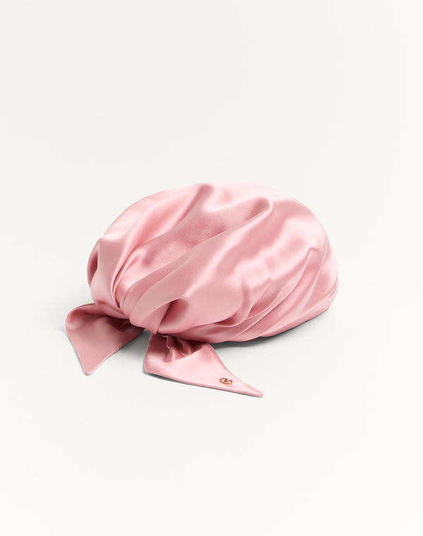 Turbante Foulard Con Treccia In Seta 