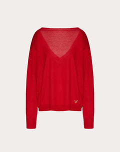 Maglia In Cashmere Seta