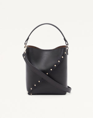 BORSA A SECCHIELLO VALENTINO GARAVANI ROCKSTUD WISPY IN VITELLO