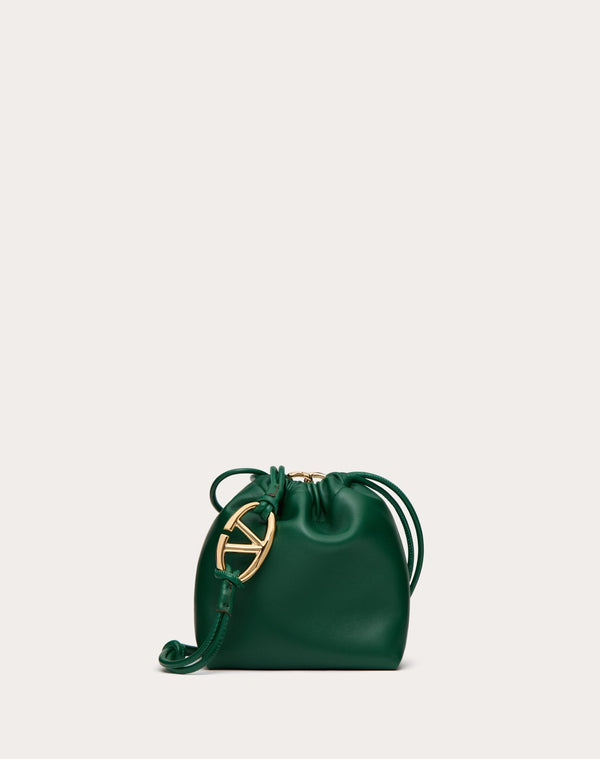 Mini Borsa A Sacchetto Vlogo Pouf In Nappa