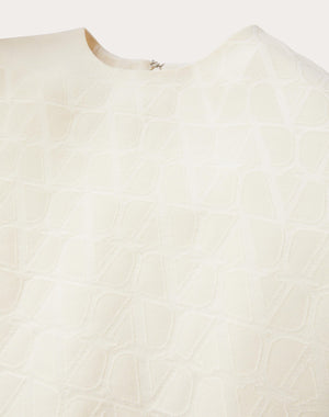 Abito Corto In Crepe Couture Toile Iconographe 