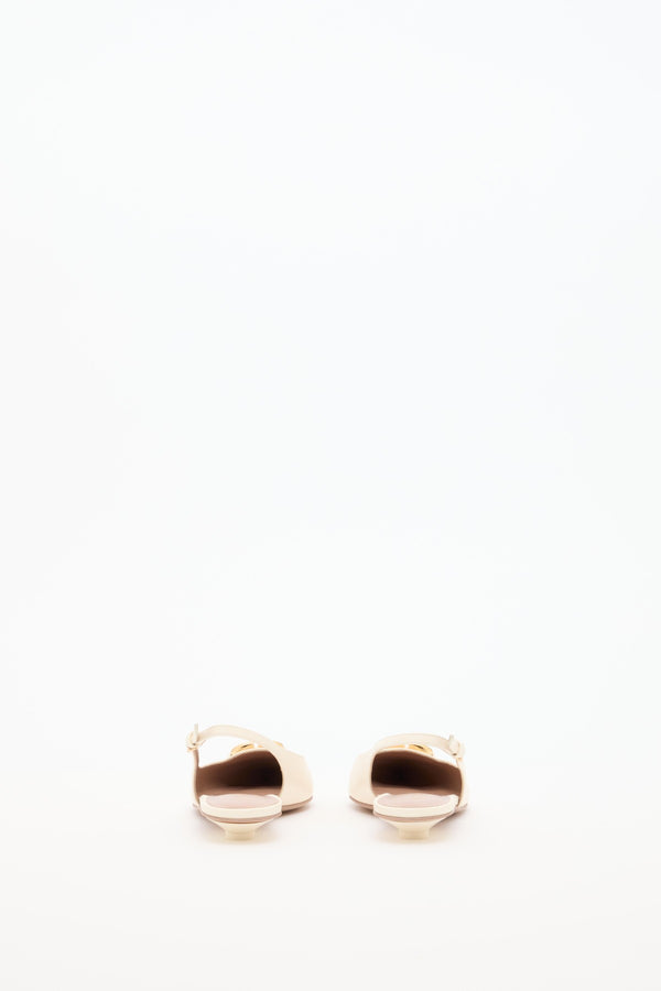 BALLERINA SLINGBACK VLOGO THE BOLD EDITION IN VITELLO 20MM