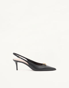 DÉCOLLETÉ SLINGBACK VLOGO THE BOLD EDITION IN VITELLO 60MM