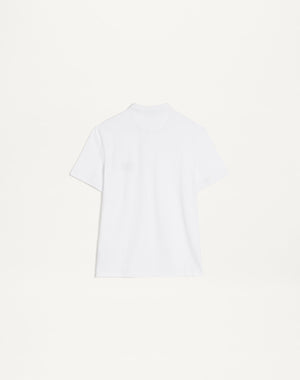 Polo In Piquet Di Cotone Con Patch Vlogo Signature