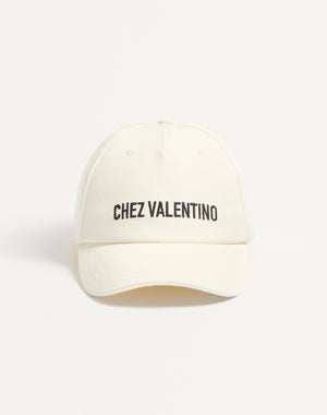 Cappello Baseball Chez Valentino In Cotone