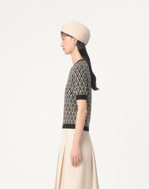 Maglia In Lana Jacquard Toute La V 