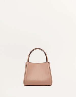 Borsa A Mano Piccola Valentino Garavani Alltime In Vitello Granato