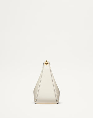 Hobo Piccola Vlogo Moon Bag In Nappa Lavorata Con Catena